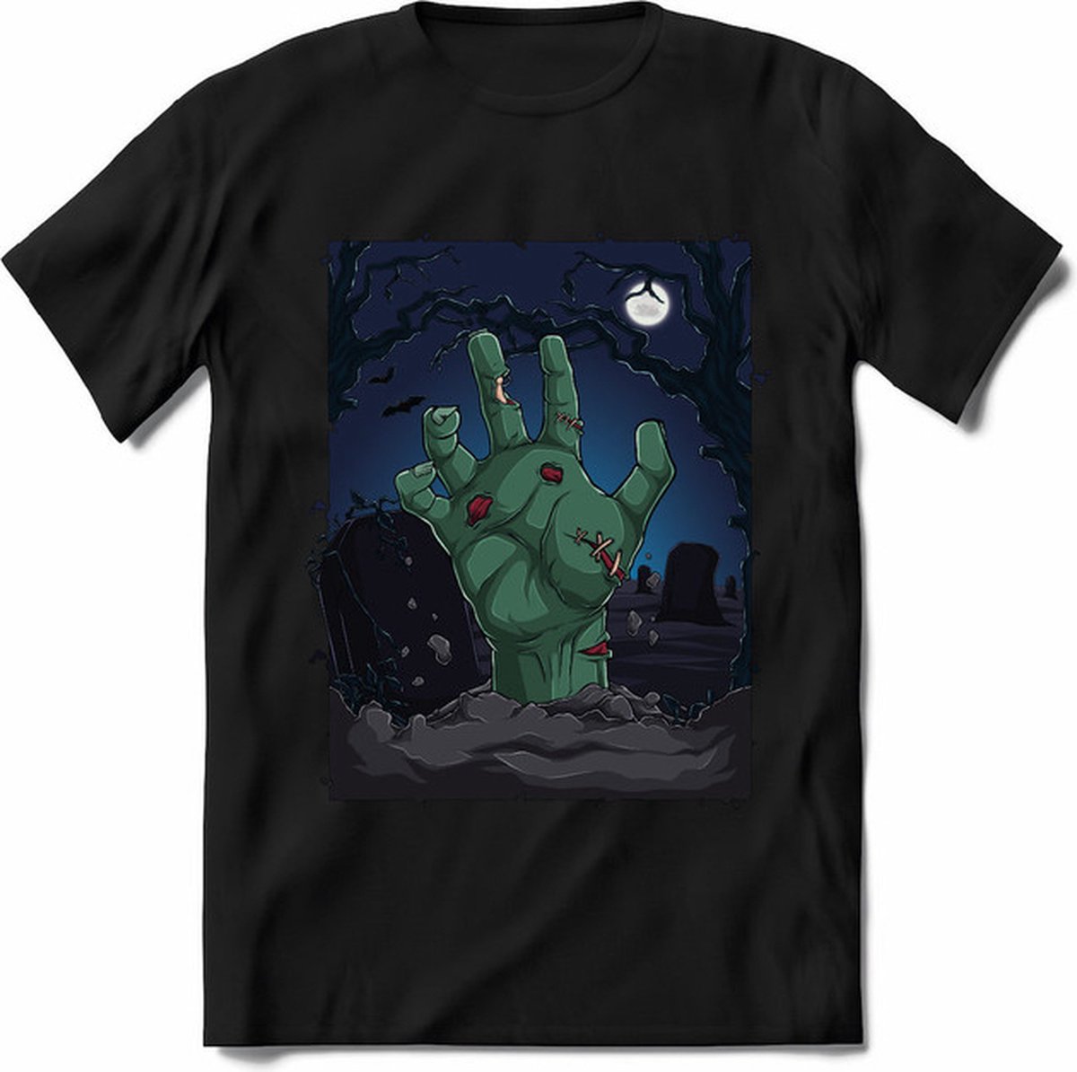 Halloween T-Shirt | Horror  Kleding Heren / Dames | Weerwolf , Monster , Vleermuis en Pompoen  Shirt |